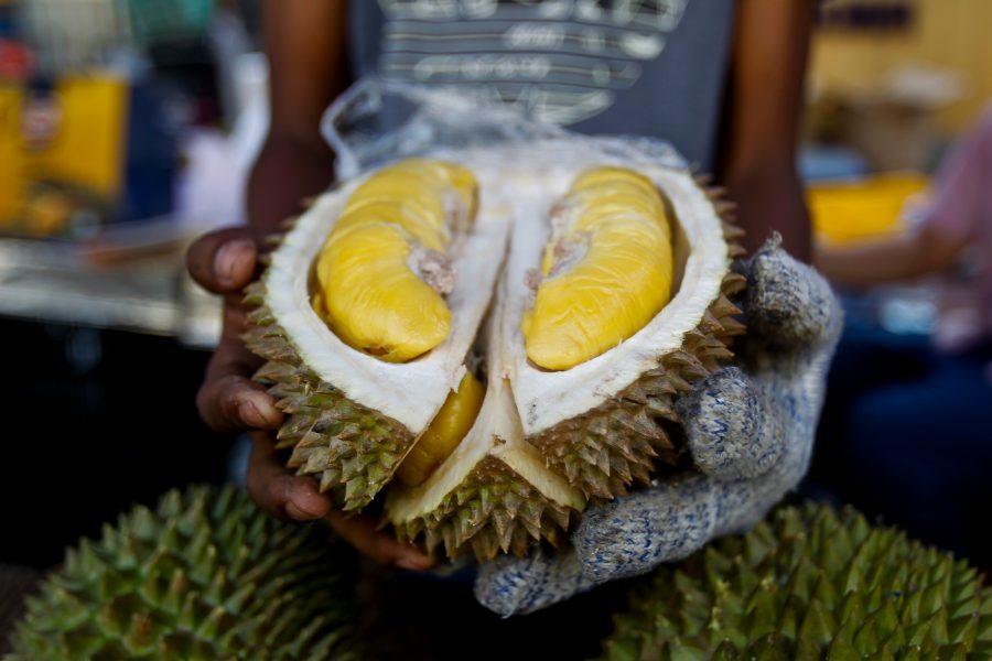 En durianfrukt.
