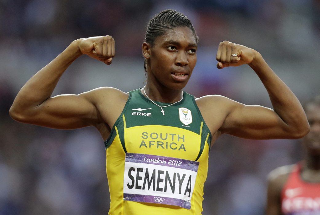 Caster Semenya efter sitt silver i sommar-OS i London 1012.