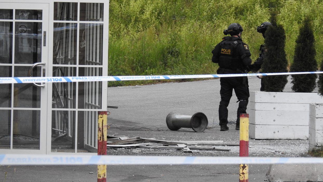 I fredags inträffade en kraftig explosion vid en kyrka i Södertälje.