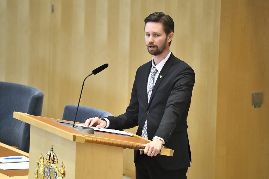 Miljöpartiets rättspolitiske talesperson Rasmus Ling.