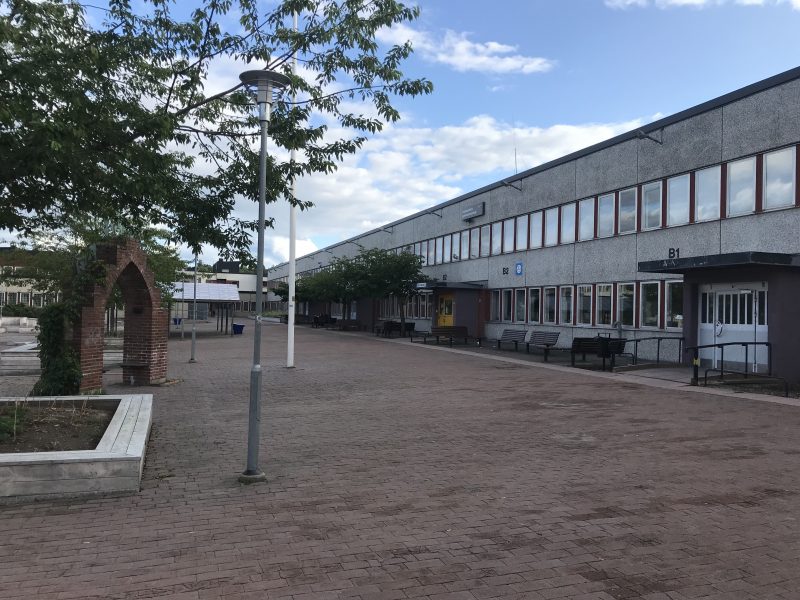 I oanvända delar av Skärholmens gymnasium ska det nya kulturhuset rymmas.
