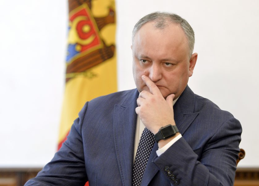 Moldaviens president Igor Dodon.
