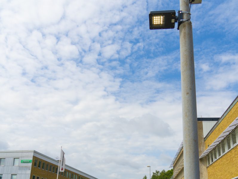 Den nya luftkvalitetssensorn testas just nu i Västsverige.