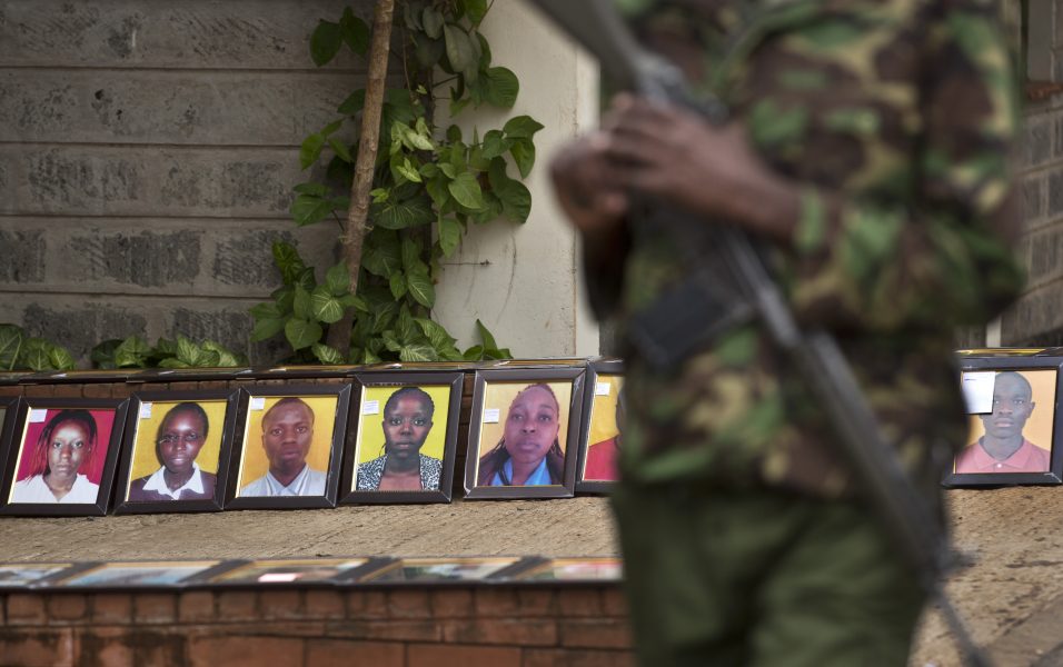 Bilder på några av offren för Garissamassakern.