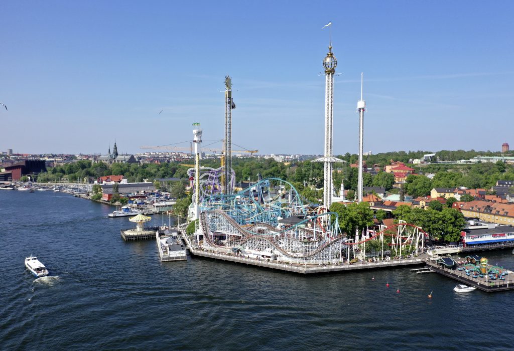 Nöjesfältet Gröna Lund i Stockholm.