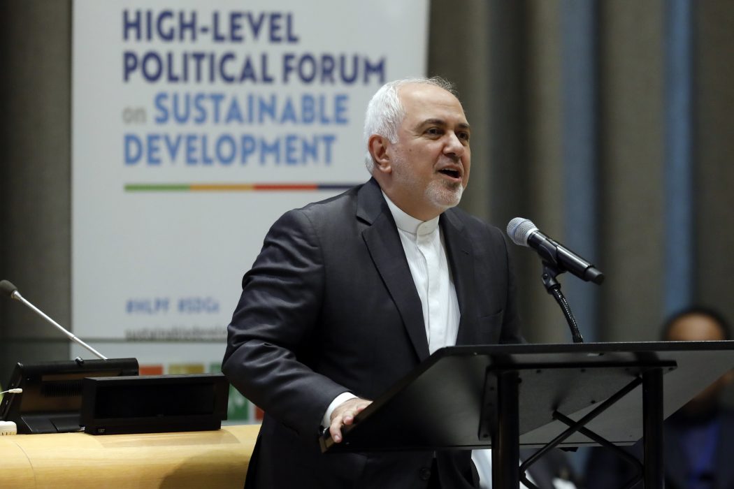 Irans utrikesminister Mohammad Javad Zarif.