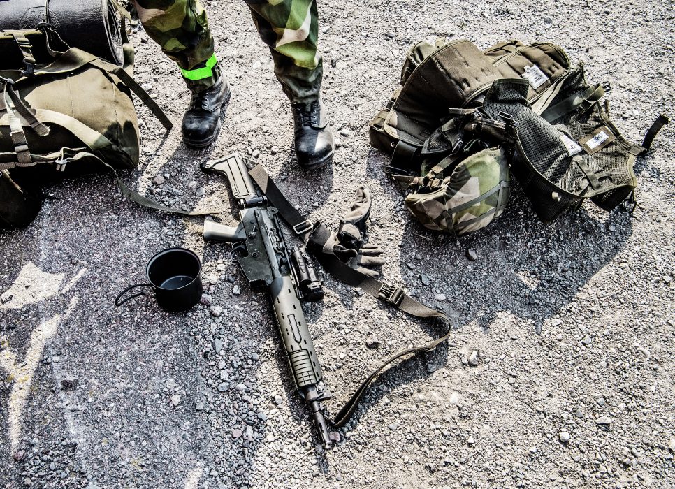 Rekordmånga påbörjar i dag sin militära utbildning i Göteborg, sedan 2017.
