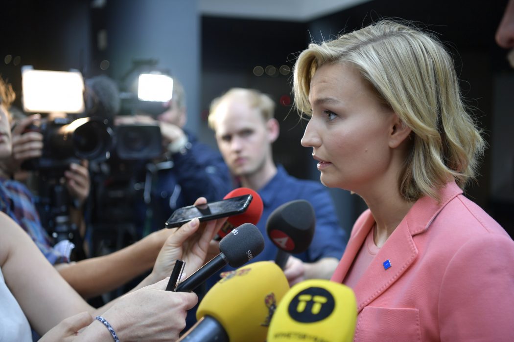 Kristdemokraternas partiledare Ebba Busch Thor.