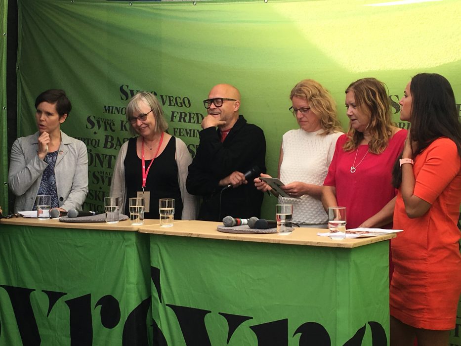 Paneldeltagarna i seminariet Rent mjöl i soppåsen.