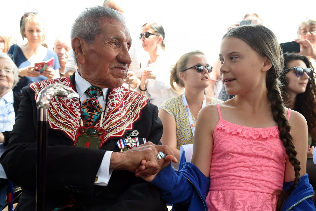 Den svenska klimataktivisten Greta Thunberg har tagit emot den franska regionen Normandies frihetspris.