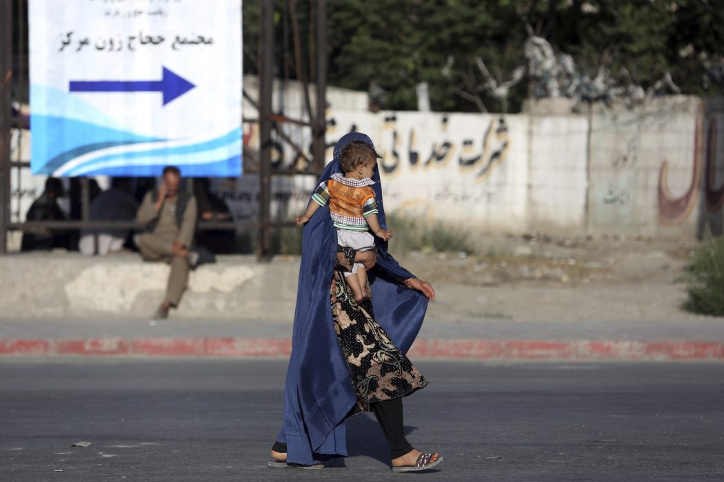 En afghansk kvinna i Kabul.
