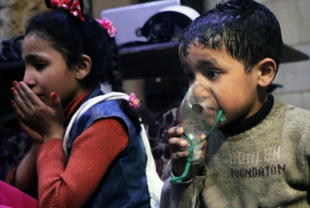 Syrien, där president Bashar al-Assad, uppbackad av Ryssland, anklagas för tortyr, bombningar av civila och gasattacker.