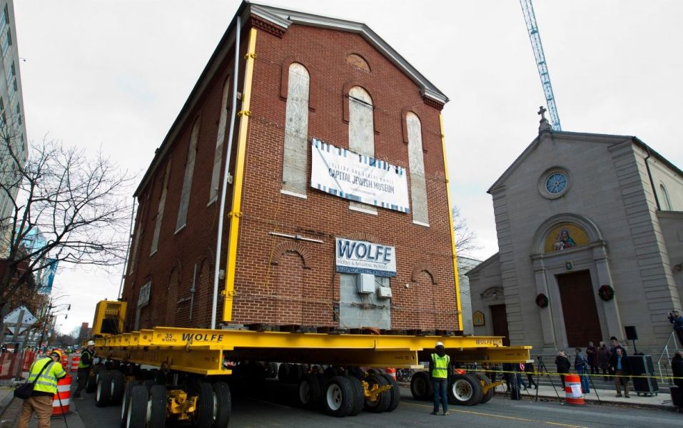 En synagoga i Washington flyttades i januari för att bli en del av det nya Capital Jewish Museum.