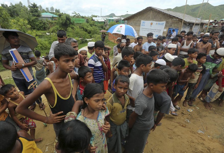 Flyktinglägret Cox's Bazar i Bangladesh är världens största  där merparten är rohingyer.