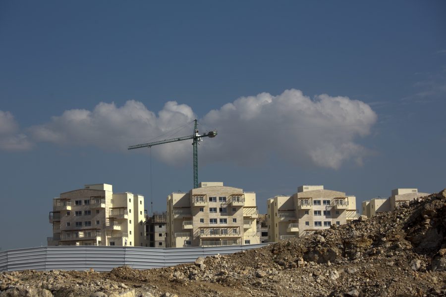 Den israeliska bosättningen Modiin Ilit på den ockuperade Västbanken.