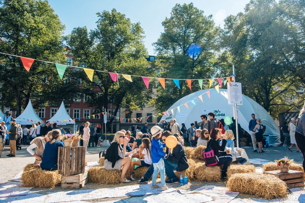 En tidigare upplaga av festivalen Matologi vid Norra latin.