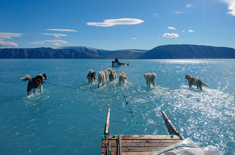 Det har varit varmt på Grönland i sommar – men inte rekordvarmt, enligt Danmarks meteorologiska institut.