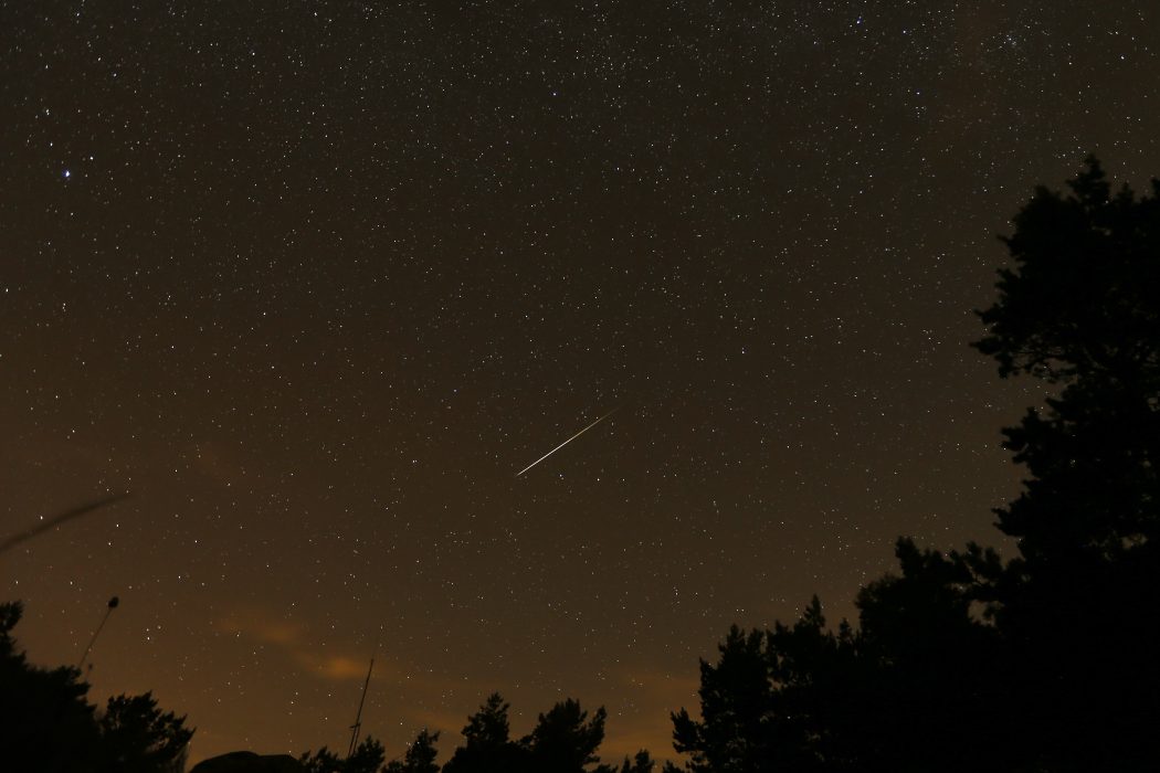Perseiderna har fått sitt namn av att meteorerna ser ut att komma från stjärnbilden Perseus.