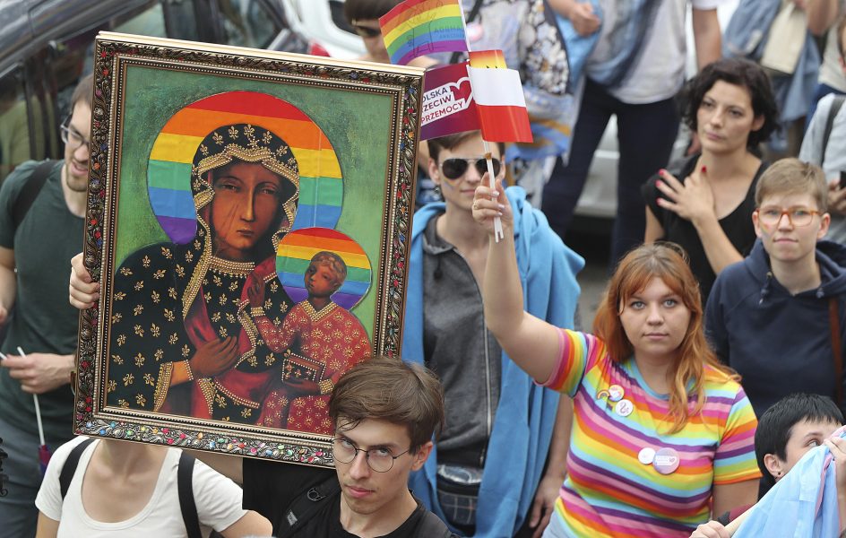 Den 10 augusti hölls den första prideparaden i Plock i centrala Polen.