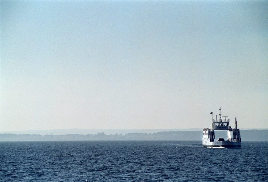 Fartyget Ebba Brahe går i färjetrafik över Vättern, mellan Gränna och Visingsö.