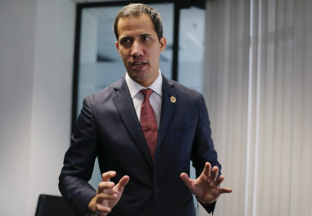 Oppositionsledaren Juan Guaidó.