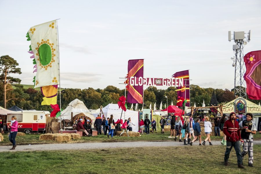 Global Green är miljöorganisationernas läger på Irlands största musikfestival Electric Picnic.
