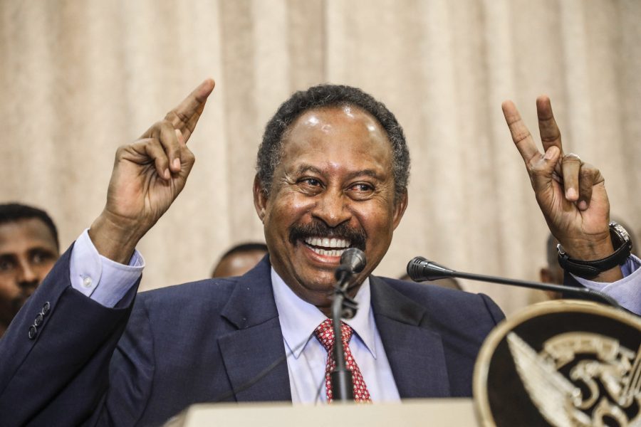 Sudans nya premiärminister Abdalla Hamdok.