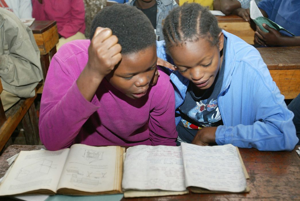 Undugu school i Nairobi, Kenya.