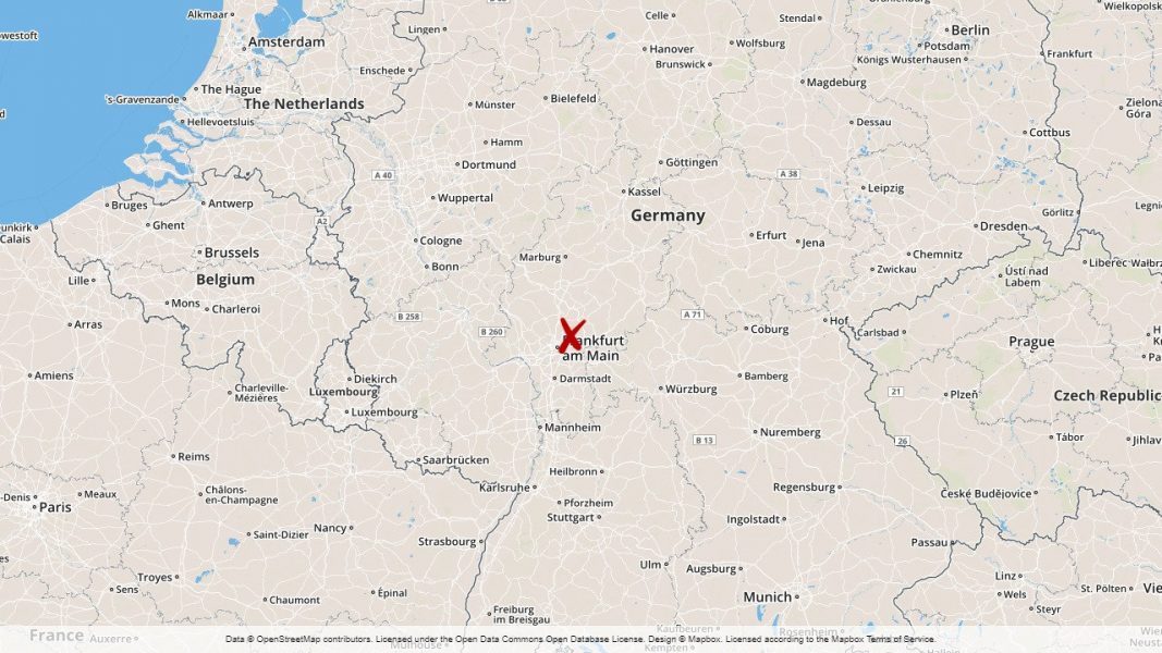 Waldisedlung ligger i kommunen Altenstadt, strax norr om Frankfurt.