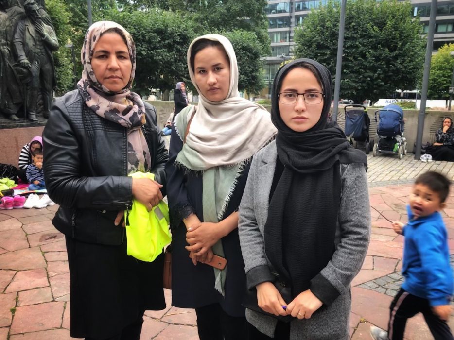 Shgofa Barez, Masoume Ataayi och Fatma Jafari är talespersoner för Liv utan gränser.
