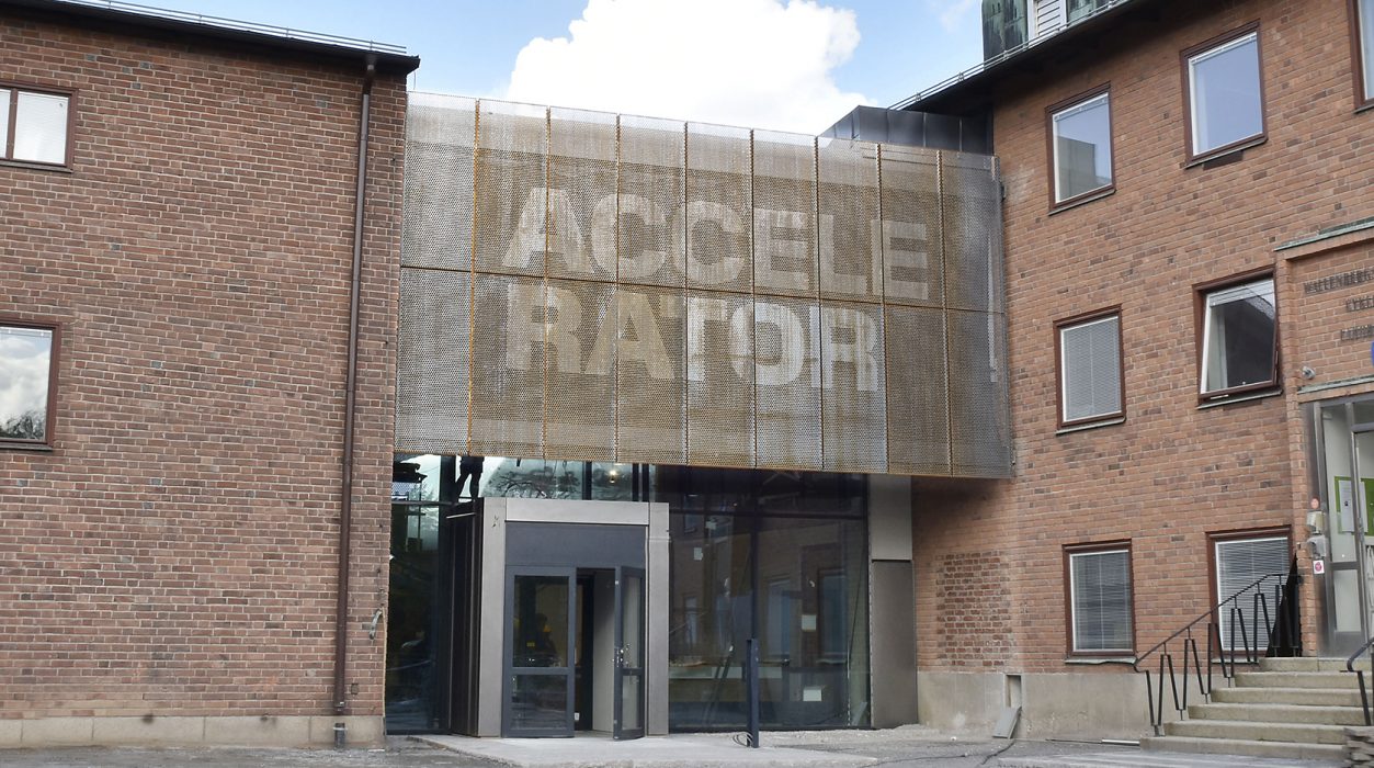 Den nya konsthallen ligger i det underjordiska Manne Siegbahn-laboratoriet på Frescati.