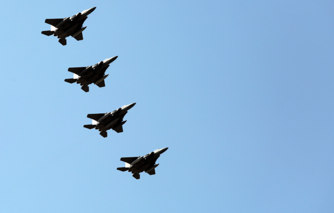 Saudiska stridsflygplan tillverkade i USA.
