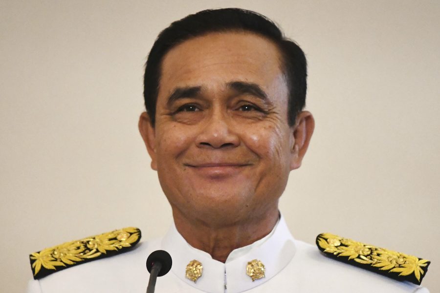 Thailands premiärminister, den juntatrogne Prayut Chan-ocha.