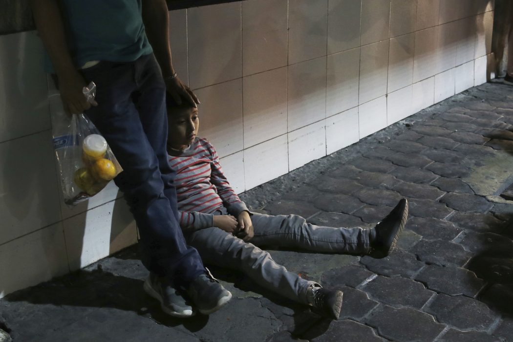 Migranter i Mexiko.