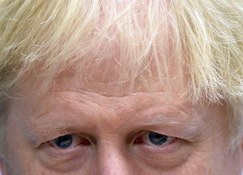 Den brittiske premiärministern Boris Johnson vill se ett nyval i december.