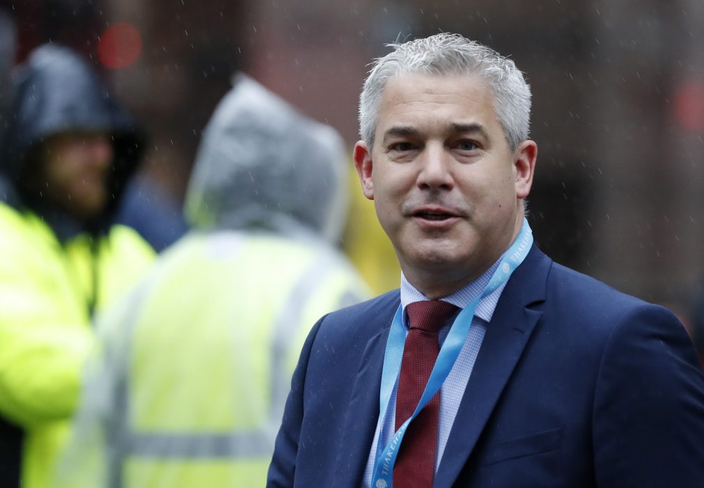 Storbritanniens brexitminister Stephen Barclay.