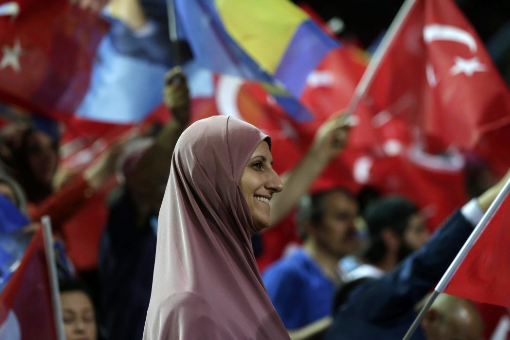 Turkiets president besökte Bosniens huvudstad Sarajevo inför valet i Turkiet 2018.