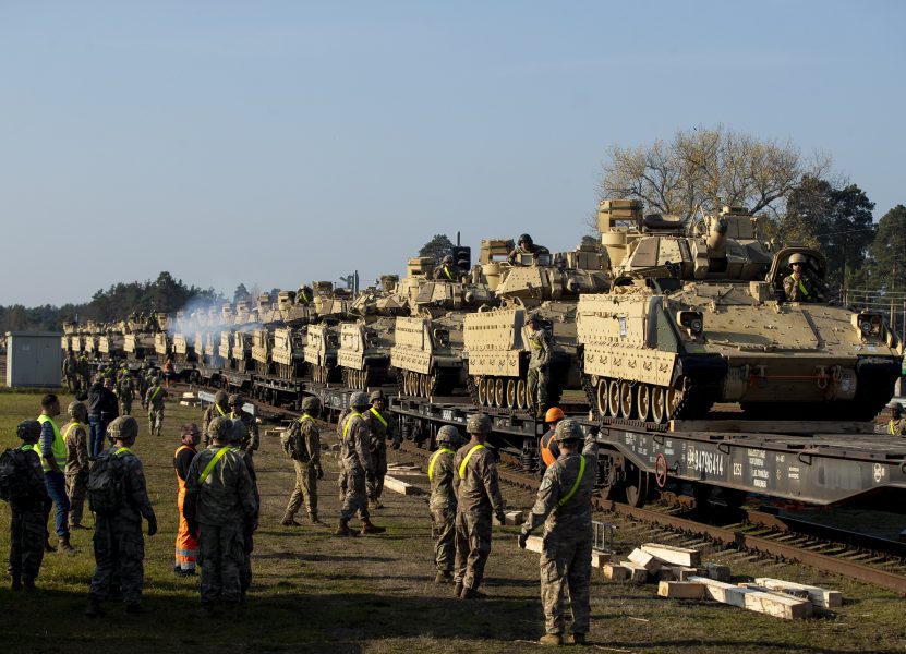 USA har skickat en bataljon till Litauen i avskräckande syfte mot Ryssland.