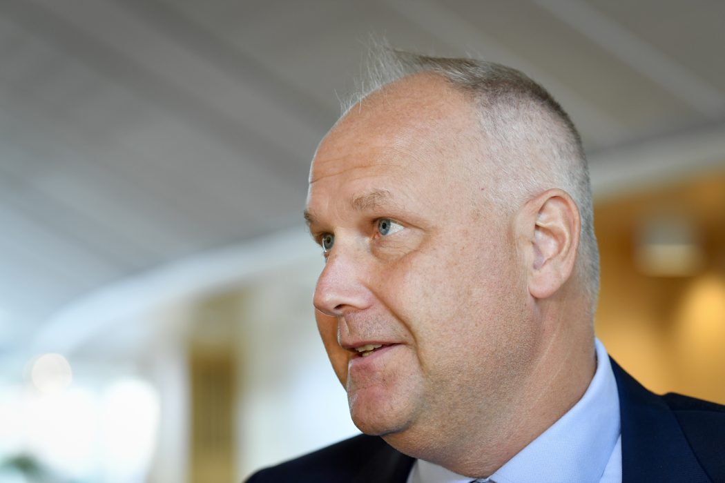 Vänsterpartiets ledare Jonas Sjöstedt.