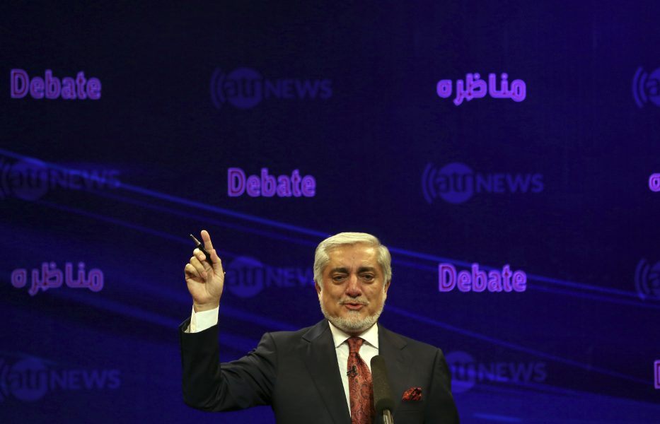 Presidentkandidaten Abdullah Abdullah.
