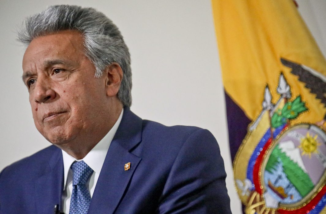 Ecuadors president Lenín Moreno.