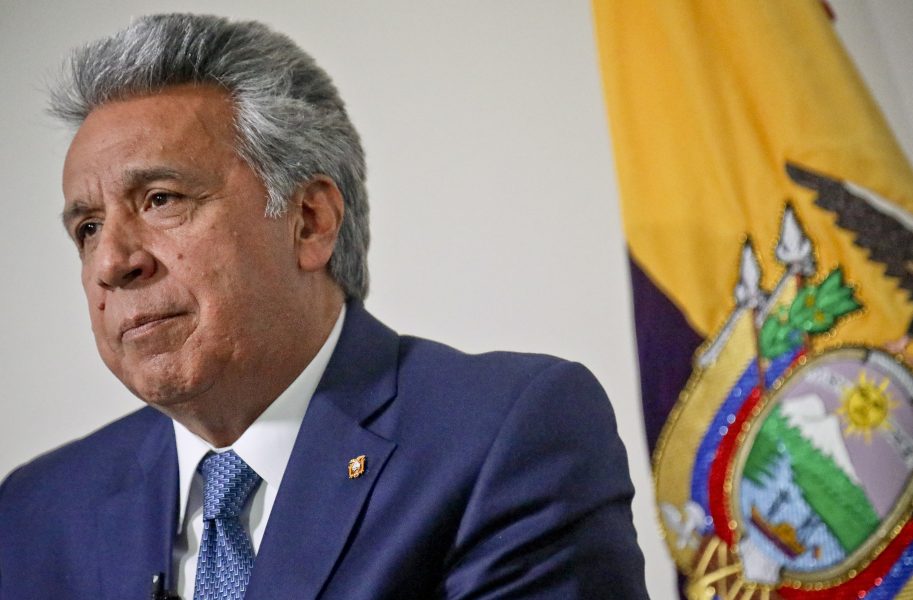 Ecuadors president Lenín Moreno.