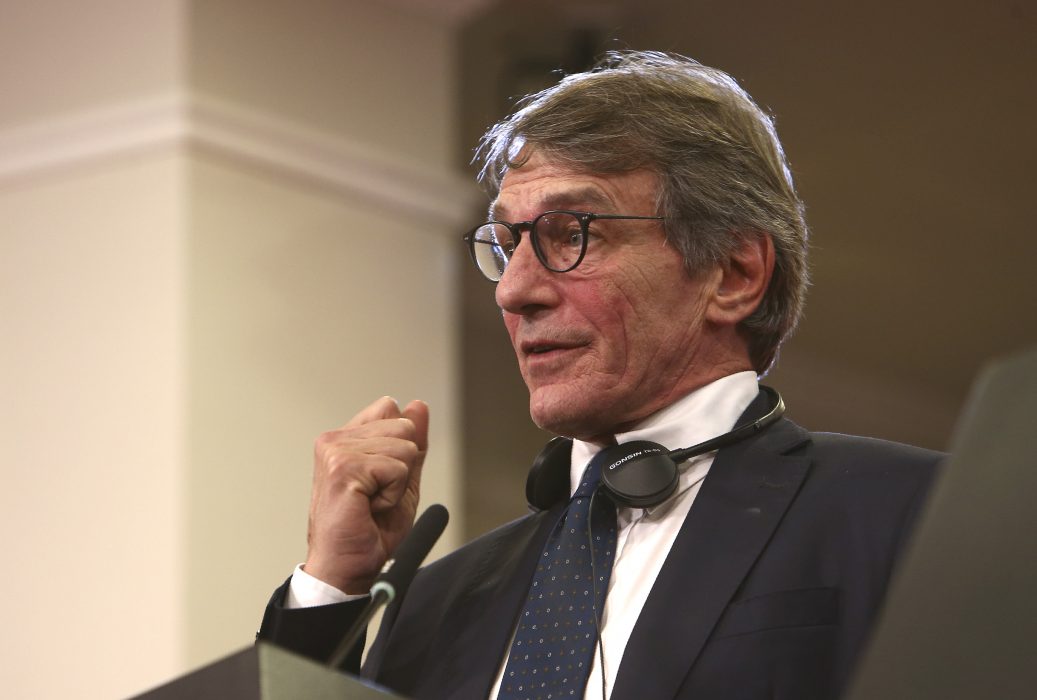 EU-parlamentets talman David Sassoli.
