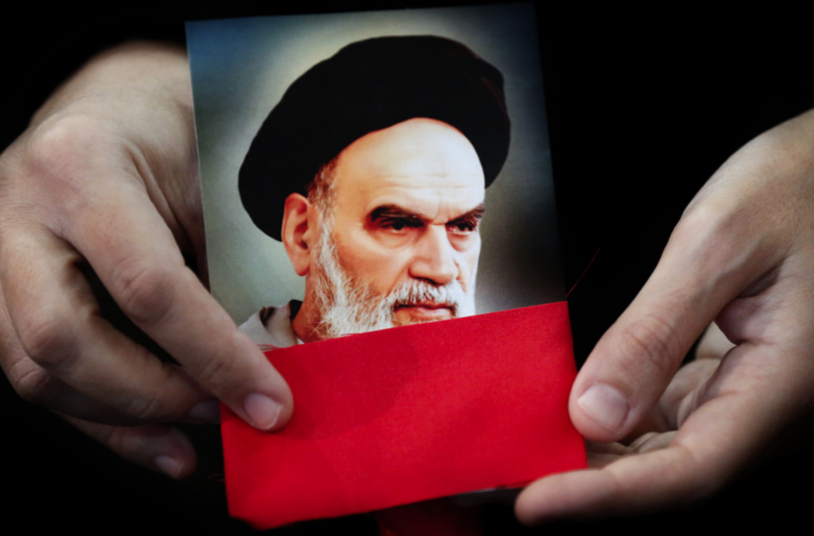 Den religiöse ledaren Ruholla Khomeini.