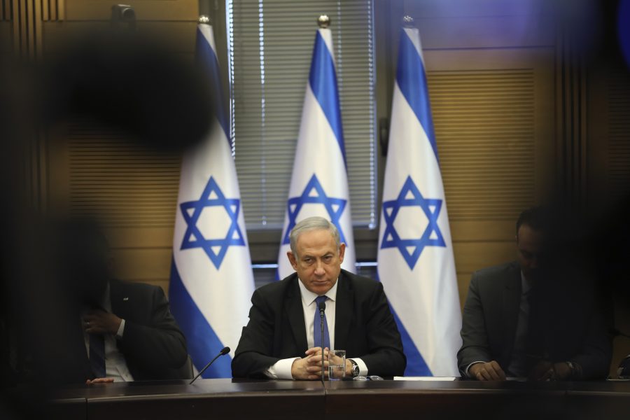 Benjamin Netanyahu kallar rättsprocessen mot honom ett kuppförsök.