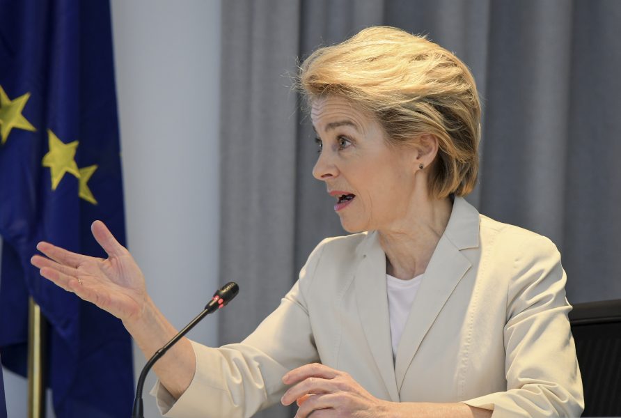 EU-kommissionens nya ordförande Ursula von der Leyen.