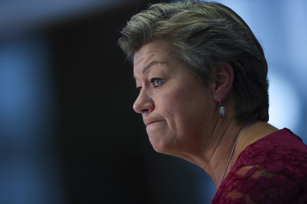 EU:s nya inrikeskommissionär Ylva Johansson.