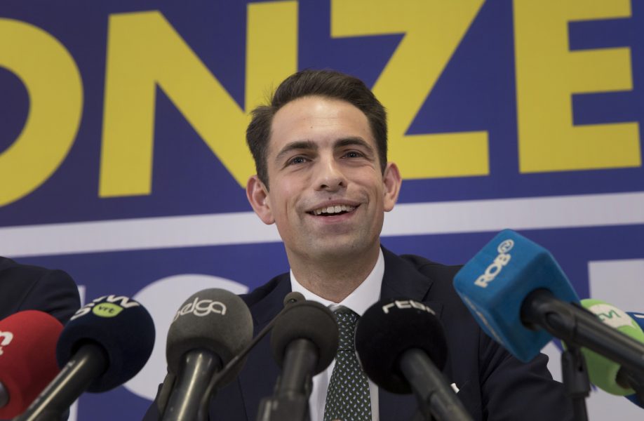 Under 33-årige nye ledaren Tom Van Grieken har separatistpartiet Vlaams Belang gått starkt framåt i opinionsmätningar i Belgien.