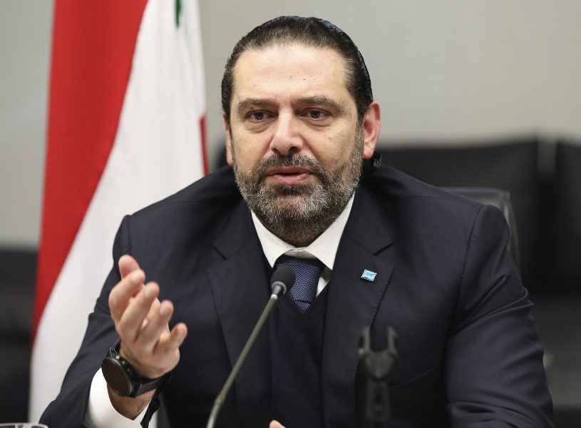 Saad al-Hariri tvingades bort från premiärministerposten i Libanon i slutet av oktober.