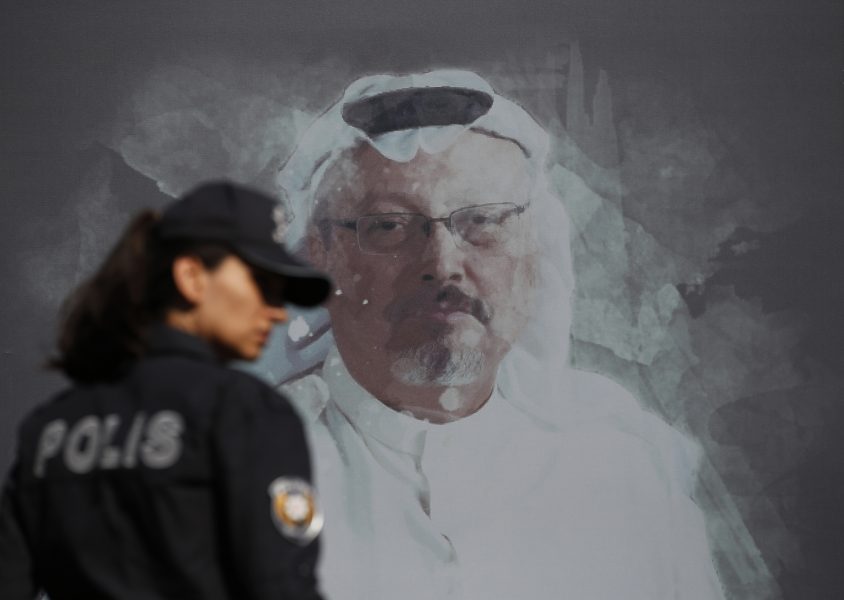 Jamal Khashoggi mördades inne på det saudiska konsulatet i Istanbul i oktober förra året.